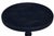 Kenneth Ludwig Chicago Threaded Drink Table Navy Blue For Sale - Image 4 of 10