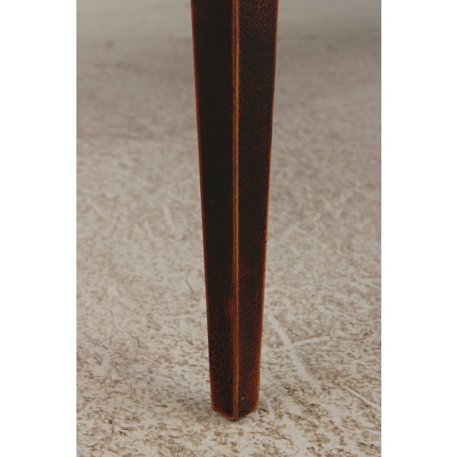 Benchmade Tiger Maple Large Farmhouse Dining Tavern Table For Sale - Image 12 of 14