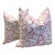 Schumacher "Sidonie" in Magenta Pillows- a Pair For Sale