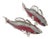 Fish in Blown Art Glass, Set of 2 For Sale