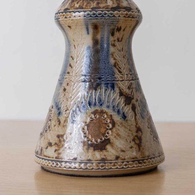 1960s French Ceramic Lamp by Jean-Claude Courjault For Sale - Image 9 of 11