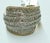 10k Yellow Gold 2 5/8 CTTW Natural Diamond Cluster Statement Ring, Size 7 For Sale In Atlanta - Image 6 of 8