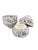 A beautiful set of four Bat Trang ceramic bowls featuring an intricate blue-and-white floral design. Each bowl is...