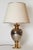 Large Hollywood Regency Table Lamp in Gold and Platinum, 1980s For Sale - Image 11 of 18