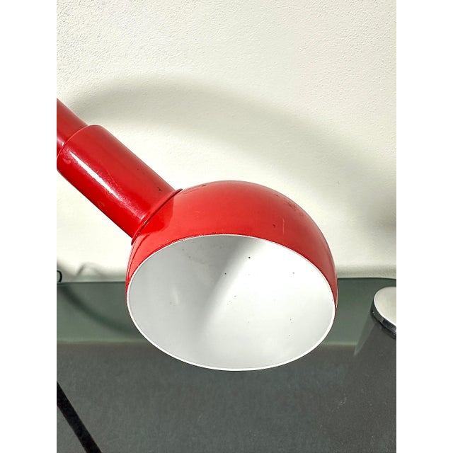 Vintage Enamelled Metal Chandelier by Isao Hosoe for Valenti Luce, Italy, 1960s For Sale - Image 6 of 8