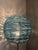 1950s Mid-Century Tripod Floor Lamp with Blue Raffia Shade, 1950s For Sale - Image 5 of 12