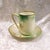 1920s Green Reinhold Schlegelmilch Rs Germany Chocolate Pot With Four Cups For Sale - Image 14 of 15