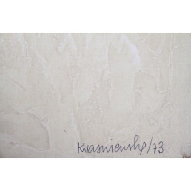 Oiseau Moqueur 1973 Aquatint Etching, signed and numbered in ink Of 75, EA 34.5 in. x 29.5 in. (87.63 cm x 74.93 cm)