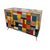 Vintage Chest of Drawers in Colored Glass, 1980s For Sale - Image 6 of 7