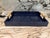 2020s Bamboo Handled Navy Blue Lacquered Tray For Sale - Image 5 of 5