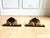 Early 20th Century Exceptional Pair of French Art Deco Griffin Bookends on Portoro Marble, Early 20th Century For Sale - Image 5 of 5
