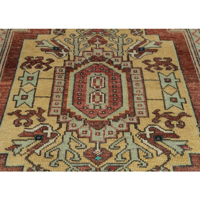 Turkish Vintage Rug 4'5" x 6'6" #20844 For Sale - Image 4 of 8