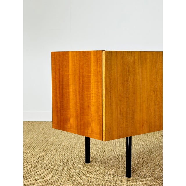 Black Vintage Scandinavian Teak Sideboard, 1960 For Sale - Image 8 of 18