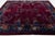 1920s Antique Chinese Art Deco Plum Wool Rug With Floral Vases & Navy Border For Sale In New York - Image 6 of 12