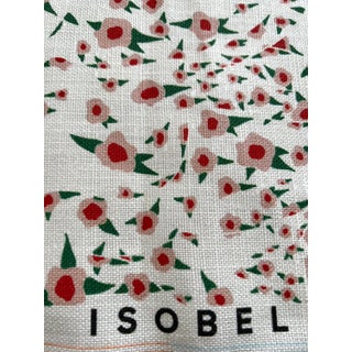 Isobel Folded Flower Poppy Fabric 2 Yards For Sale