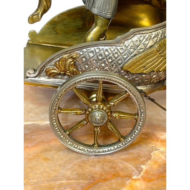 Monumental Grand Tour Imperial Roman Triumphator Driving a Four-Horse Quadriga For Sale - Image 10 of 18