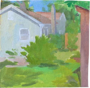 "Cherry Street Morning" Landscape Oil Painting on Canvas by Michelle Farro