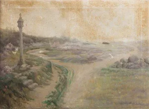 European School Artist, Landscape, Oil on Canvas