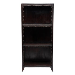 Antique Chinese Floral Fretwork Shelf, 19th Century For Sale