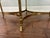 Mid Century LaBarge Petite Oval Brass and Glass Coffee Table For Sale - Image 6 of 11