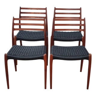 Vintage J.L. Moller 78s Chairs, Set of 4 For Sale