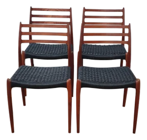 Vintage J.L. Moller 78s Chairs, Set of 4