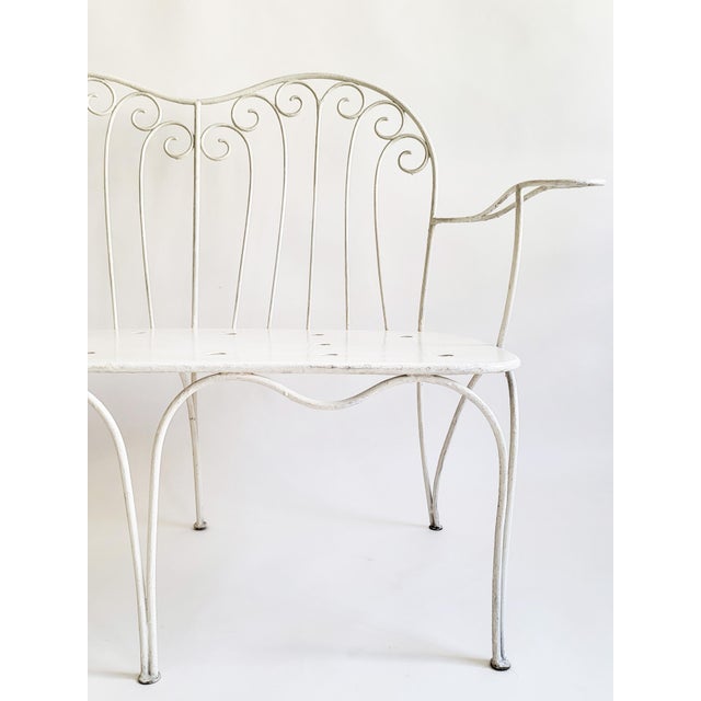 Mid-Century Viennese Garden Bench from Stanislaus Karasek & Co., Austria, 1950s For Sale - Image 6 of 12