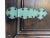 Carved Walnut Entry Door With Bronze Strap Hinges For Sale - Image 4 of 6