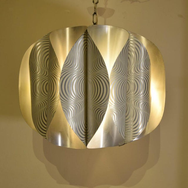 Metal Model 1933 Suspension from Lorenzo Burchiellaro, 1970s For Sale - Image 7 of 13