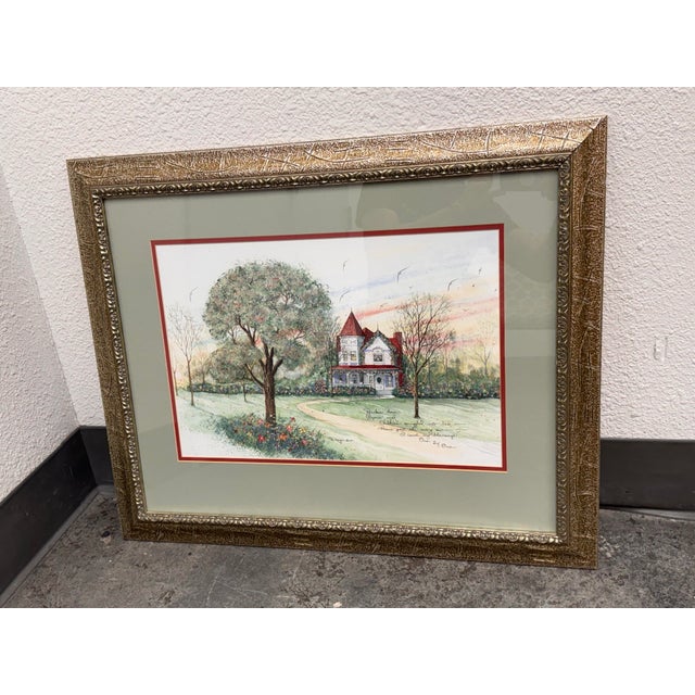 Design Plus Gallery presents a Hand Signed Print "I Count My Blessings" by D. Morgan. This framed artist print presents a...