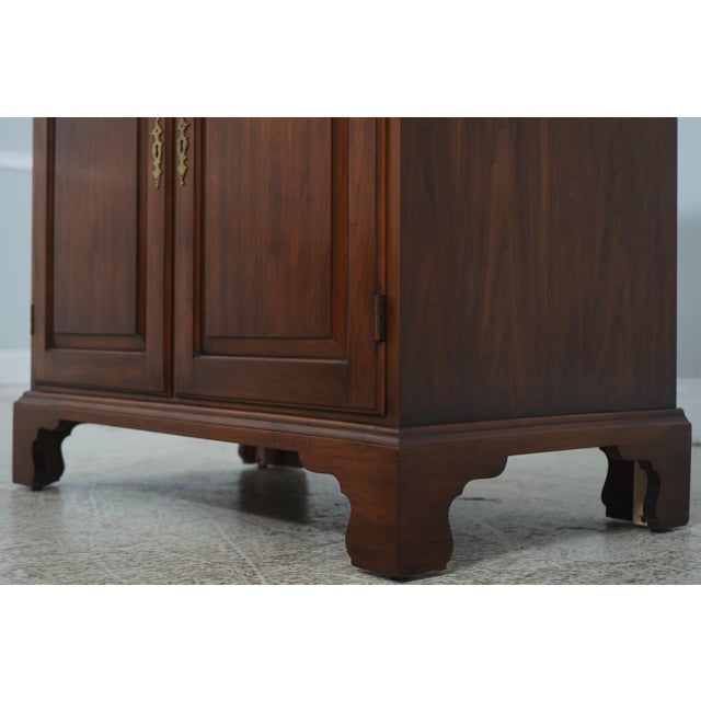 Henkel Harris Cherry Flip Top Server Cabinet For Sale - Image 9 of 18