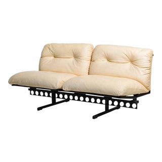 1980s Poltrona Frau Pierluigi Cerri Leather Sofa For Sale