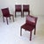Cassina Cab 412 Chairs in Burgundy Leather by Mario Bellini for Cassina, 1970s, Set of 4 For Sale - Image 4 of 14