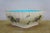 Antique Minton England Turquoise Floral Bluebell Serving Bowl For Sale - Image 10 of 15