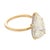 Mid 20th Century Mid 20th Century Gia 5.19 Carat Pear Shape Diamond 18k Yellow Gold Engagement Ring, Size 7 For Sale - Image 5 of 5