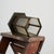 Antique Arts and Crafts Glass Hexagonal Lantern Pendant Light, 1930s For Sale - Image 4 of 8