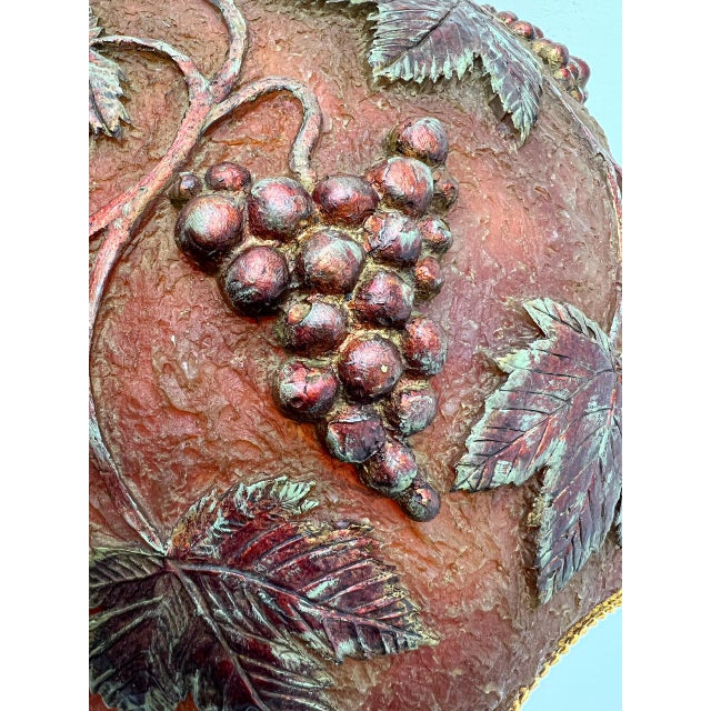 Molded Plastic Sculptural Table Lamp with Grapes Decoration, 1970s For Sale - Image 14 of 18