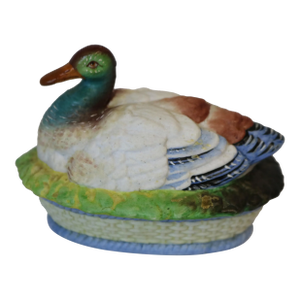19th Century Staffordshire Duck on Nest Tureen