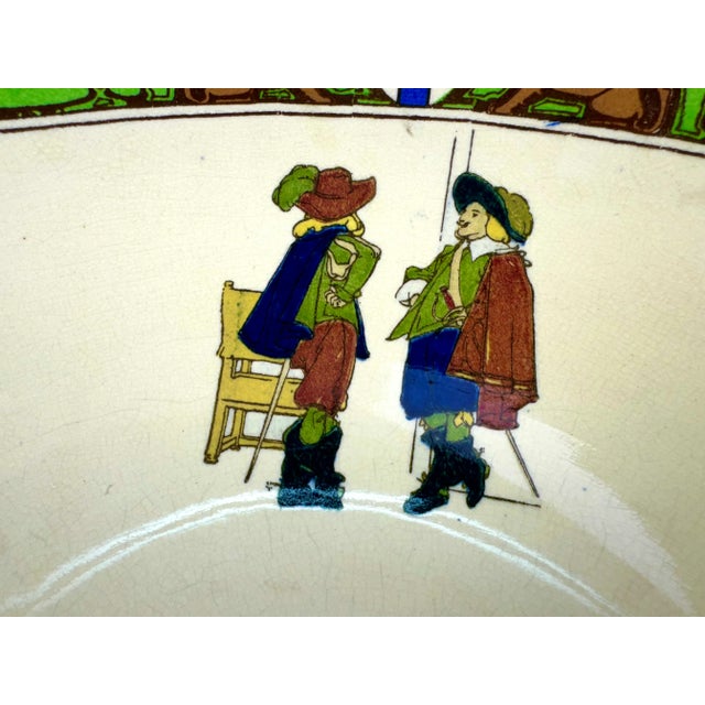 Early 20th Century Royal Doulton Musketeers Seriesware Bowl, Early 20th Century For Sale - Image 5 of 18