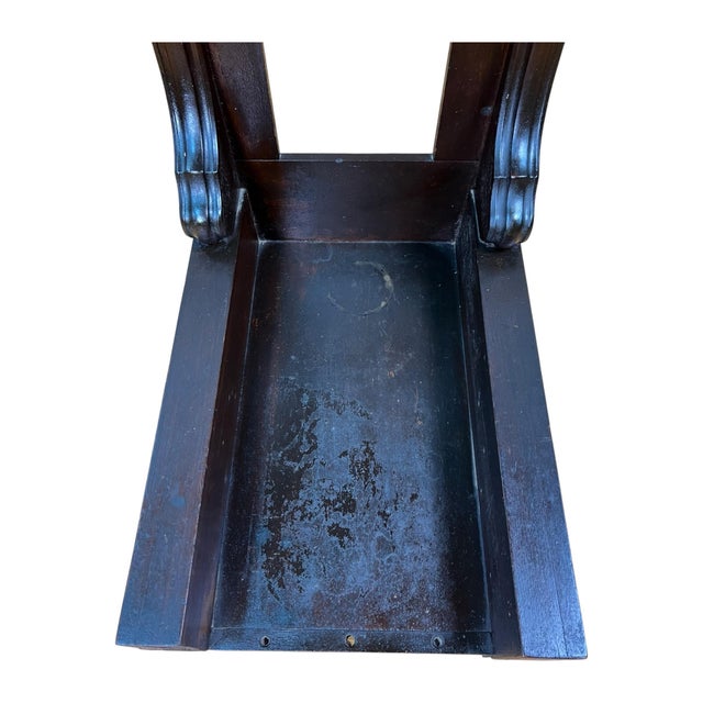 Victorian Antique Eastlake Solid Wood Prayer Kneeler Stand For Sale - Image 3 of 10
