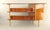 Brown Freestanding Triangular Desk with Drawers and Shelves, 1960s For Sale - Image 8 of 15