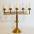 Large Mid 20th Century Articulating Gilt Brass Candelabra For Sale - Image 4 of 12
