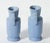 Cute Blue and White pots in the Classical Greek style. These are miniature vessels intended as decoration only.
