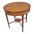 English Baker Furniture Limited Edition Round Inlaid Mahogany Side Table For Sale In Philadelphia - Image 6 of 17