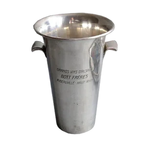 Silver-Plated Grands Vins D'Alsace Bott Frères Ribeauvillé Champagne Cooler, 1930s