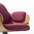 Oak and Fuchsia Upholstery Low Lounge Chair by Jaime Hayon For Sale - Image 4 of 11