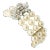 Mid-20th Century Triple Strand Cultured Pearl and Diamond White Gold Bracelet For Sale