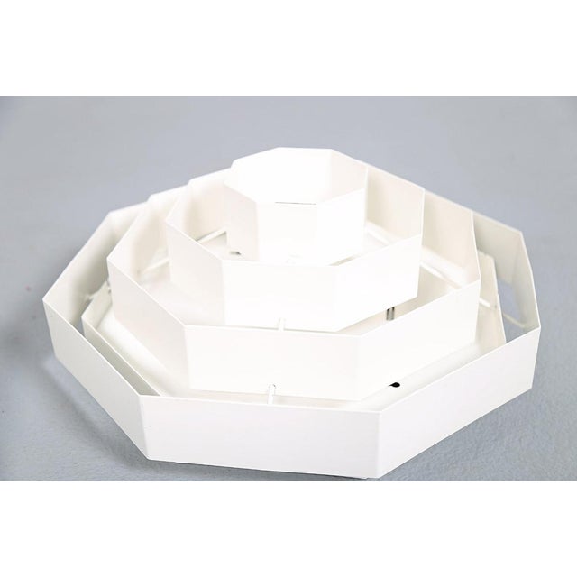 White Space Age Op Art Spectral Spop3 Octopus Wall or Ceiling Lights, Set of 2 For Sale - Image 8 of 14