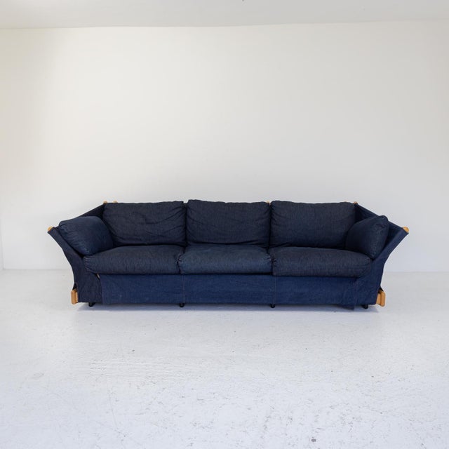 Wood Violino Sofa by Piero De Martini for Cassina, 1970s For Sale - Image 7 of 11