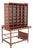 1930s French Mail Sorting Desk With Rolling Top Element. For Sale